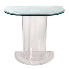 French Lucite Console