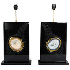 Fantastic Pair Of Lamps By Jean-claude Dresse