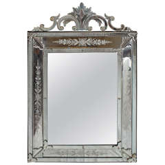Very Good Baroque Venetian Antique Mirror