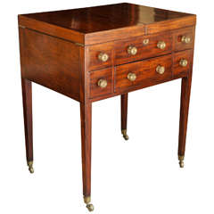 George III Period Mahogany Gentelmans DressingTable