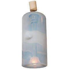 1970s Italian Opaline Glass Shade Pendant Light by Sothis 9