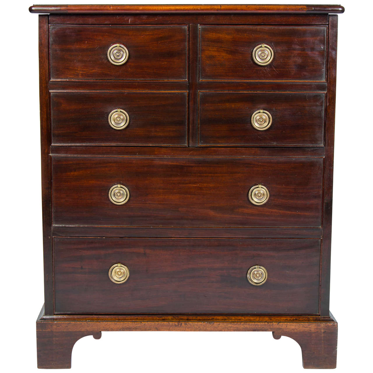 George III period late 18th century Mahogany Commode in original condition For Sale