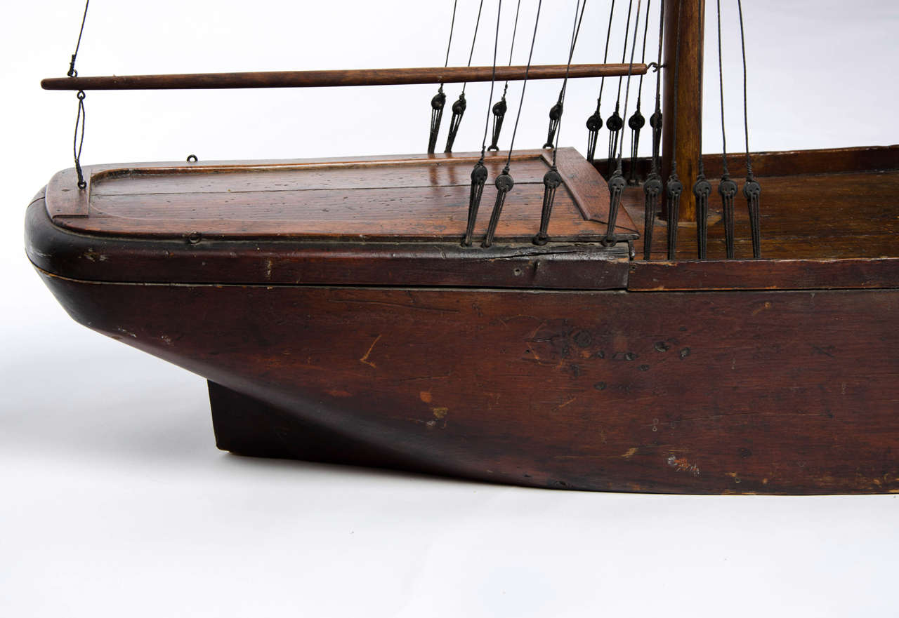 Wonderful Large Scale Model Ship at 1stdibs