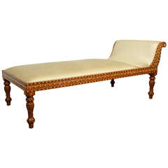 Anglo-Indian Bone Inlaid Day Bed