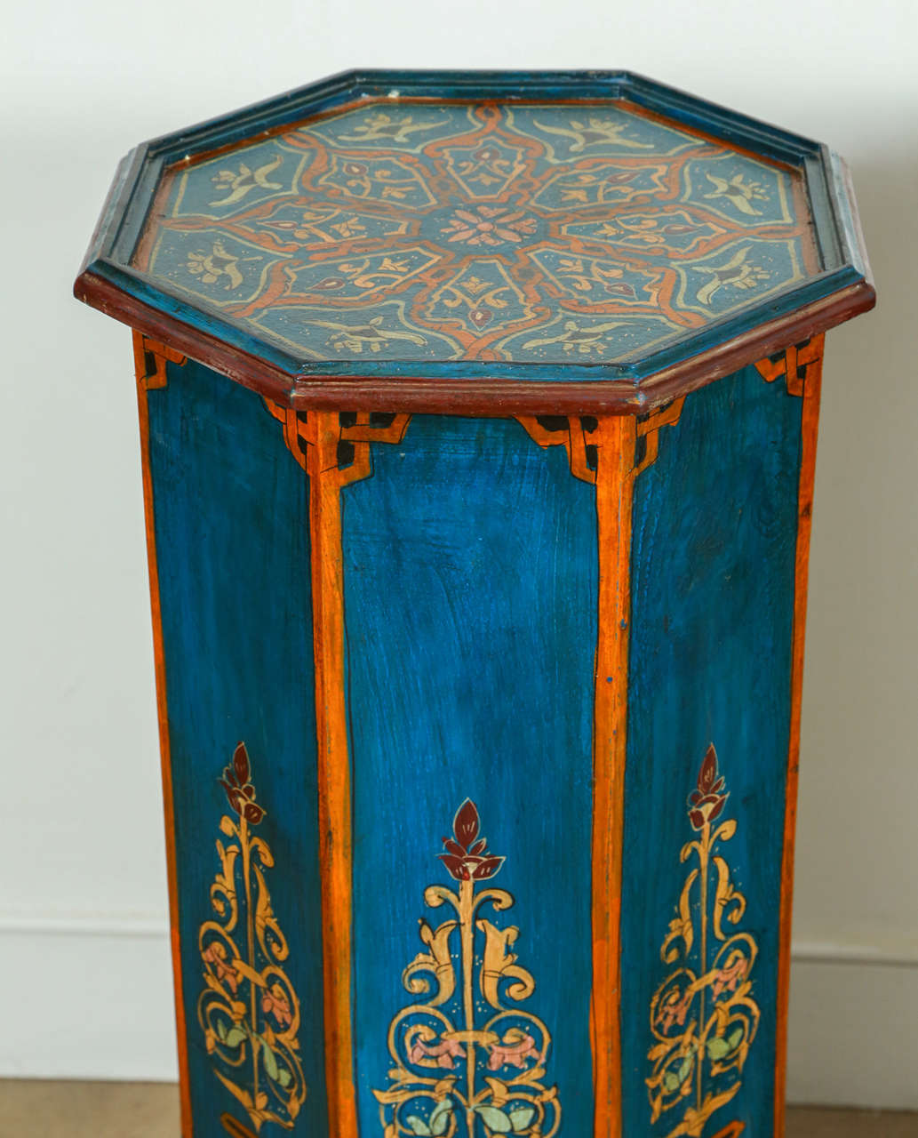 Moorish Pair of Moroccan Pedestals Tables