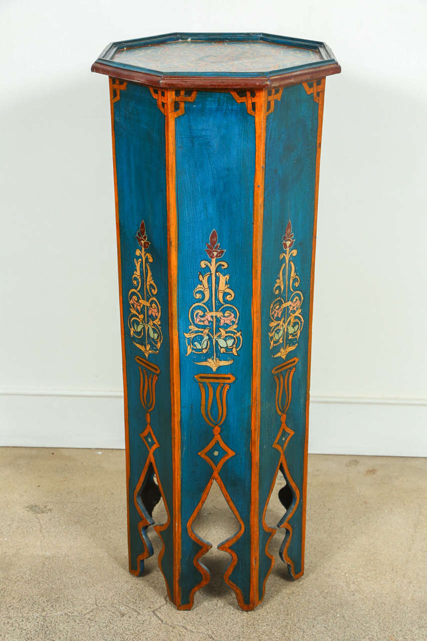 Pair of Moroccan Pedestals Tables 3