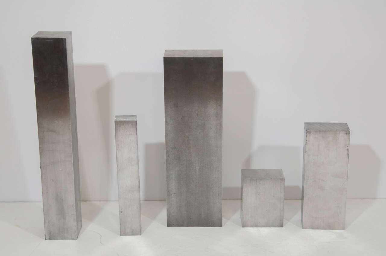 Steel Cityscape or Skyline Sculpture in the Style of Richard Serra In Good Condition For Sale In New York, NY