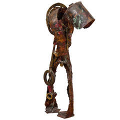 Brutalist Sculpture of a Male Figure 12