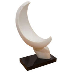 Midcentury Signed, Abstract Marble Sculpture by Catherine Catchi Childs
