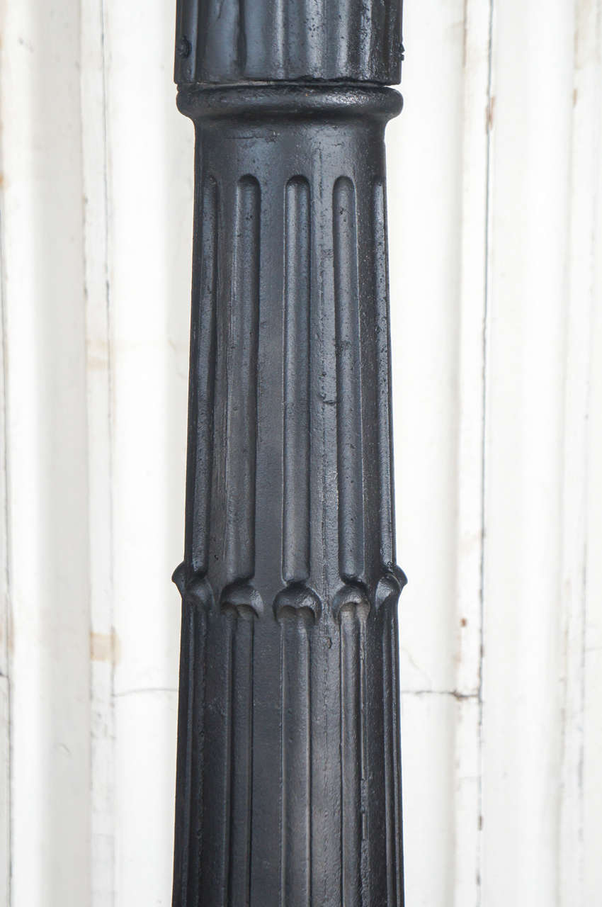 Pedestal Lamp Posts In Excellent Condition In Hudson, NY