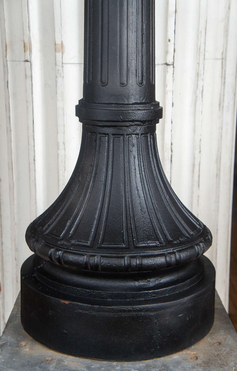 19th Century Pedestal Lamp Posts