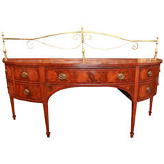 18th Century George III English mahogany Sideboard / buffet