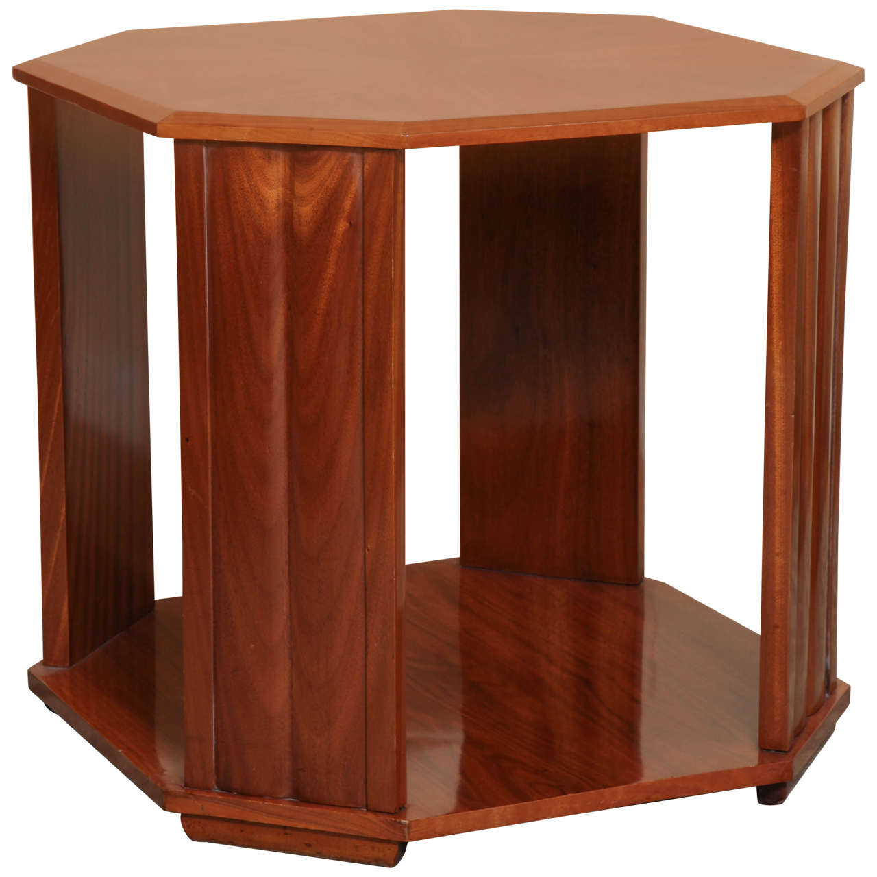 Art Deco Walnut Side Table