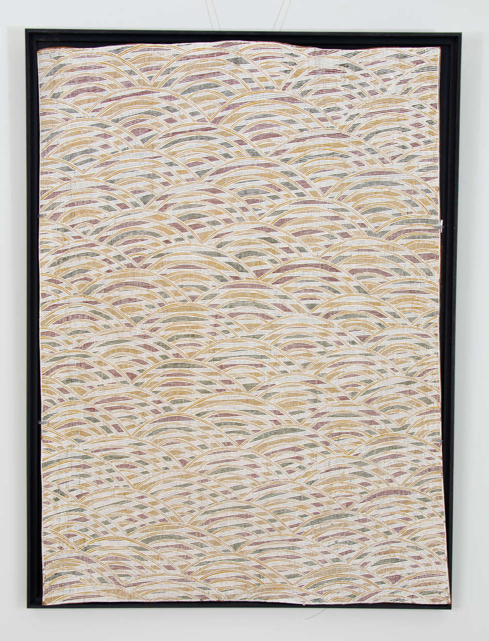 'Rulyapa' by Dhurrumuwuy Marika 'Australian Aboriginal Bark Painting'