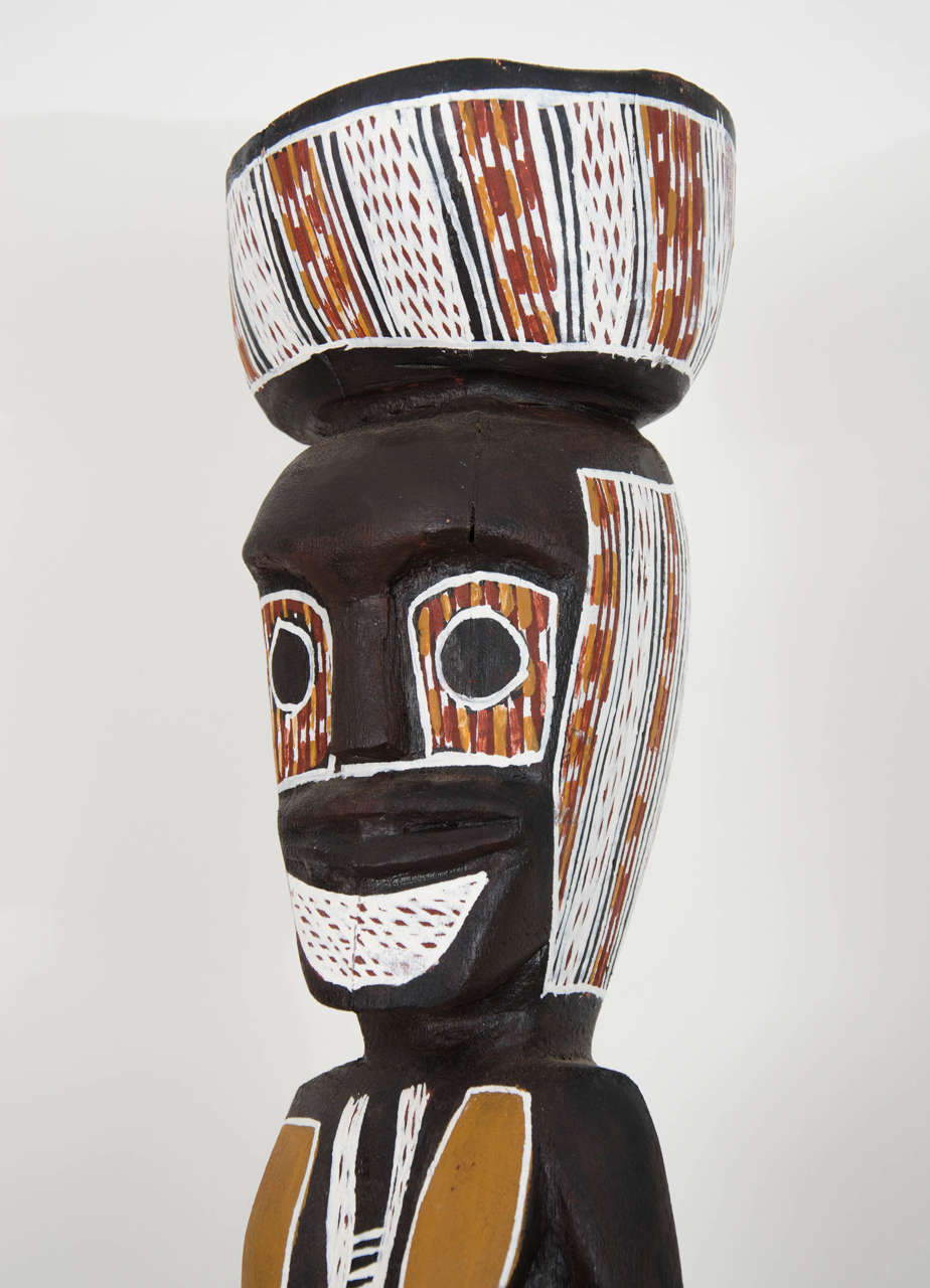 Carved 'Nyapililngu', Australian Aboriginal Wood Carving For Sale