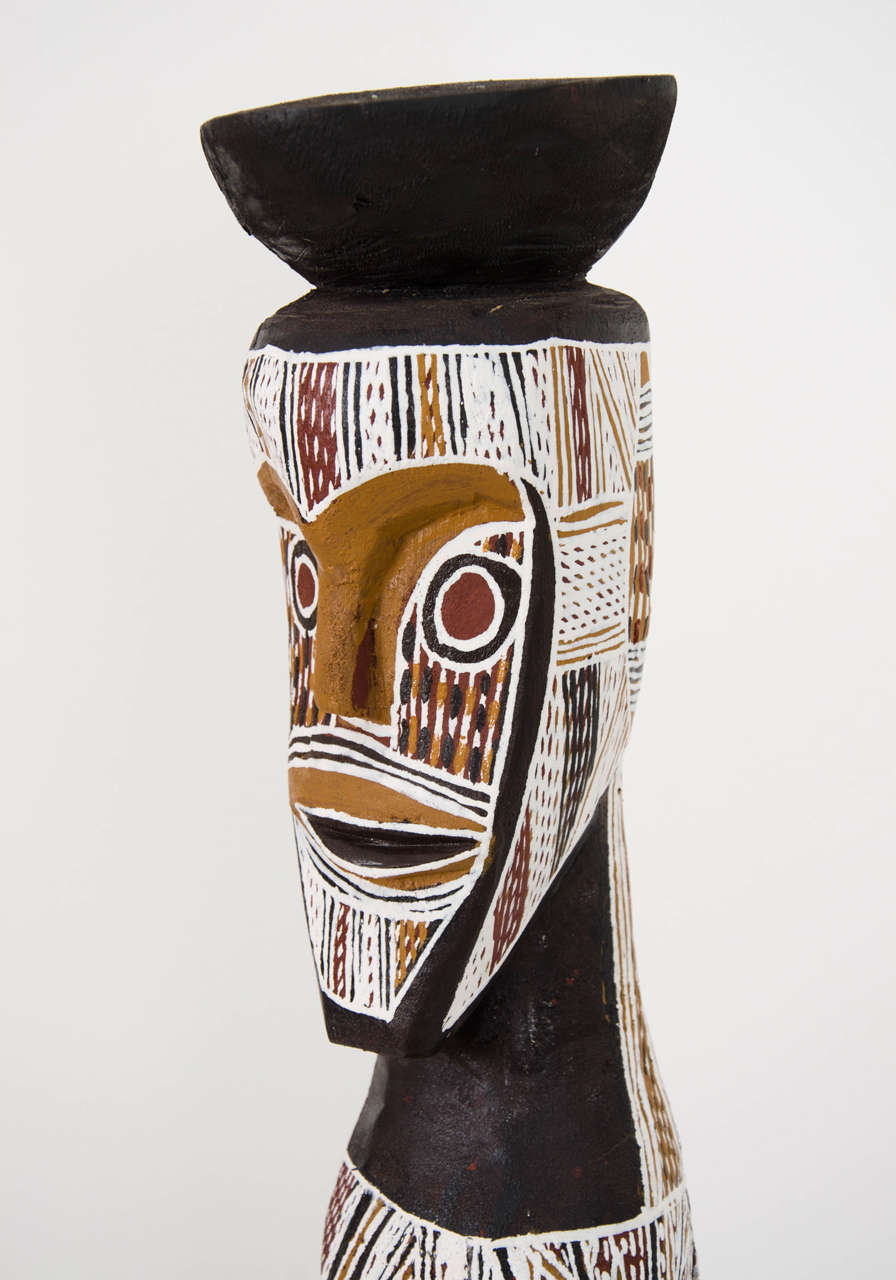 'Nyapililngu', Australian Aboriginal Wood Carving For Sale at 1stdibs