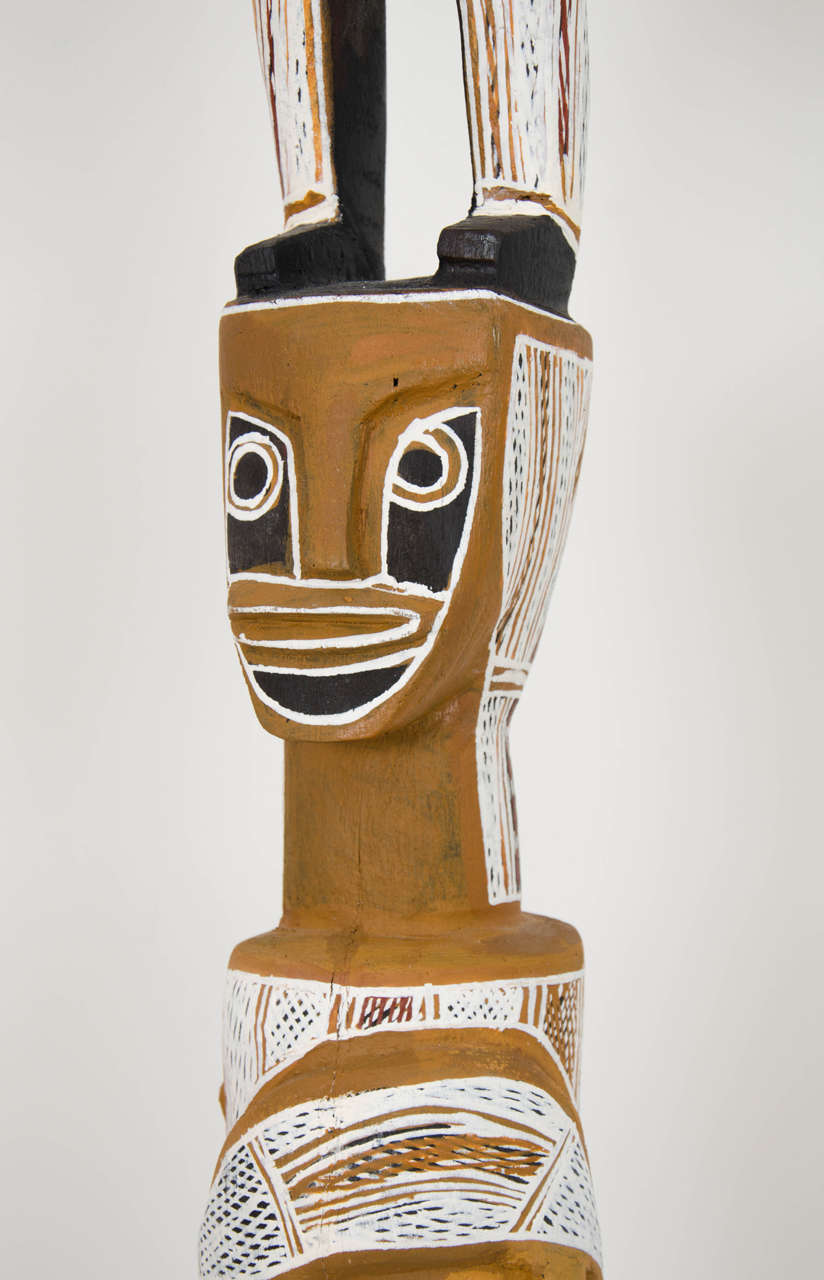 'Nyapililngu', Australian Aboriginal Wood Carving For Sale at 1stdibs