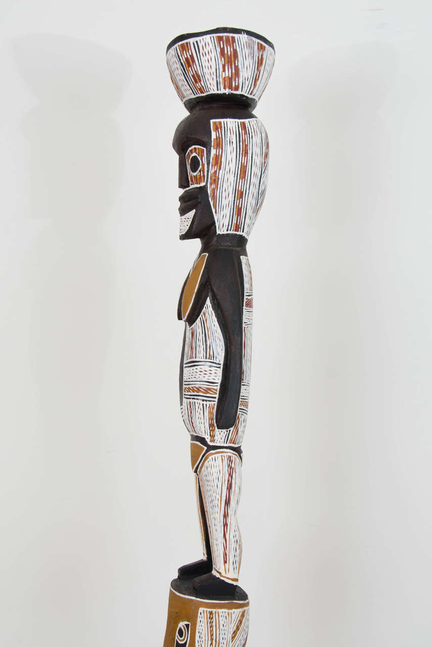 'Nyapililngu', Australian Aboriginal Wood Carving For Sale at 1stdibs