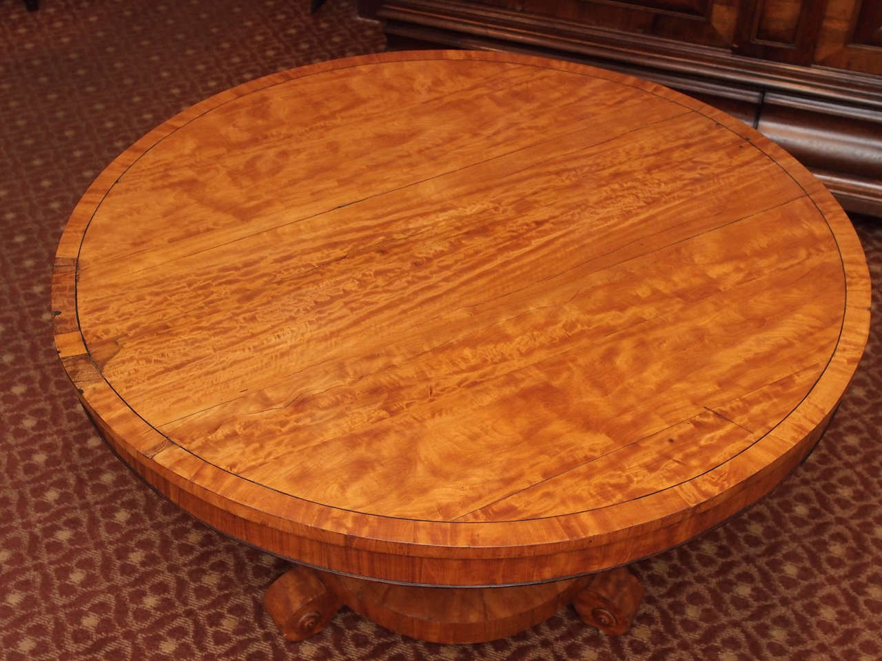 French Louis Philippe Satinwood Tilt-top Gueridon In Good Condition In New Orleans, LA