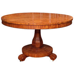 French Louis Philippe Satinwood Tilt-top Gueridon