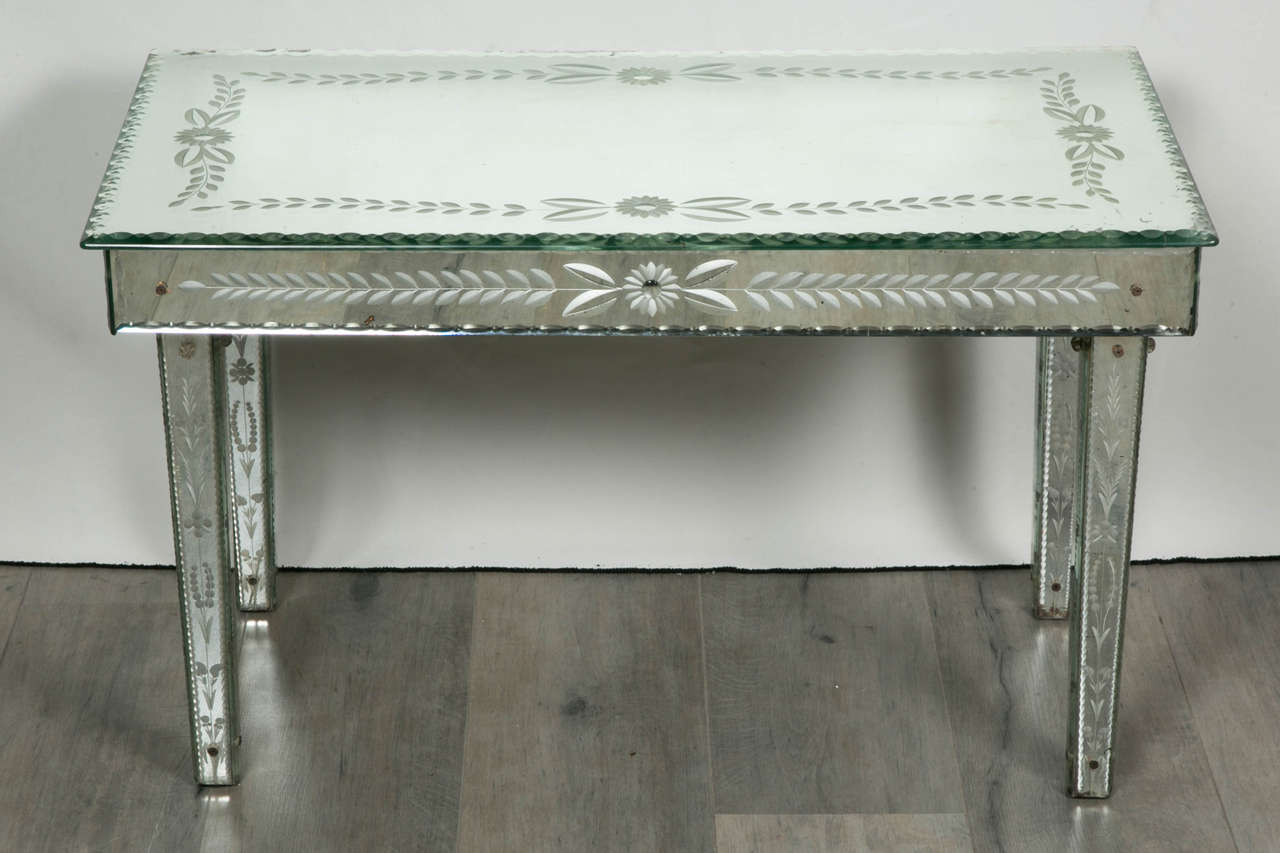 Set of Wonderful Mirrored Occasional Tables