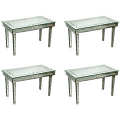Set of Wonderful Mirrored Occasional Tables