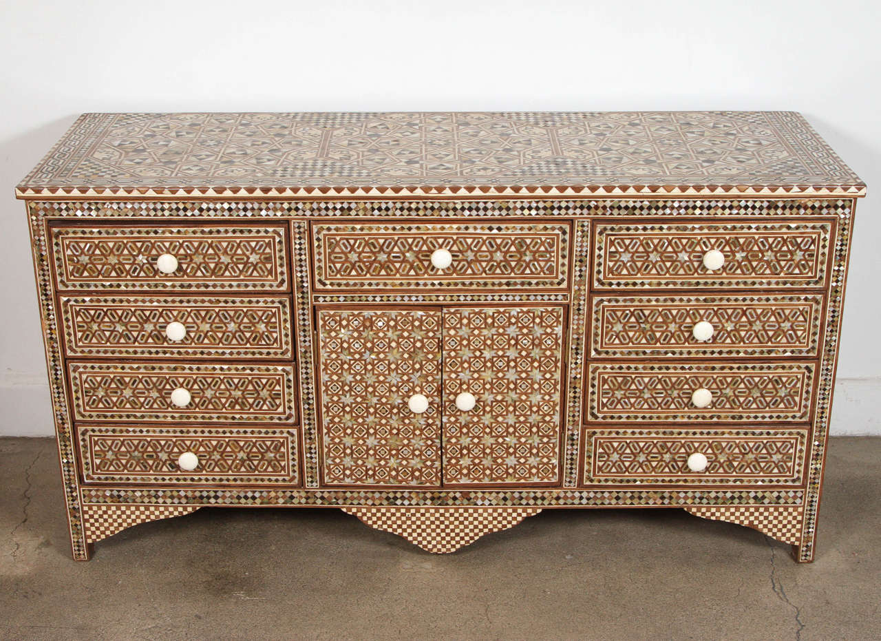 mother of pearl sideboard