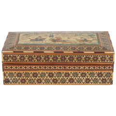 Antique Persian Micro Mosaic Box