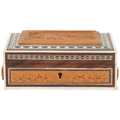 Anglo-Indian Jewelry Box, Inlaid 6