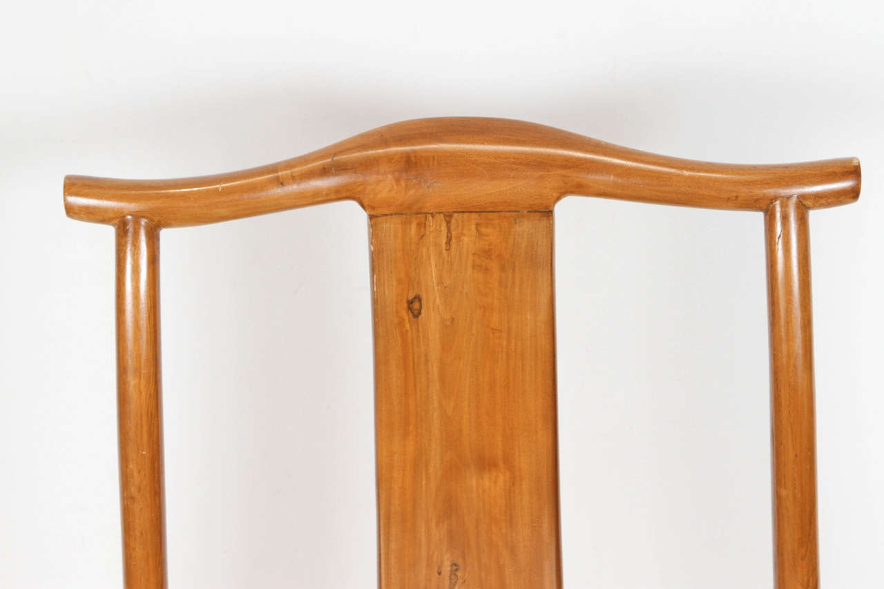 Set of Eight Vintage MCM Chinese Dining Room Chairs in Ming Style For