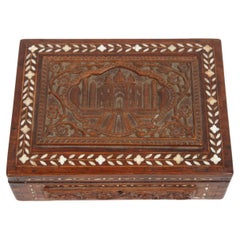 Boîte moghol anglo-indienne du 19ème siècle
