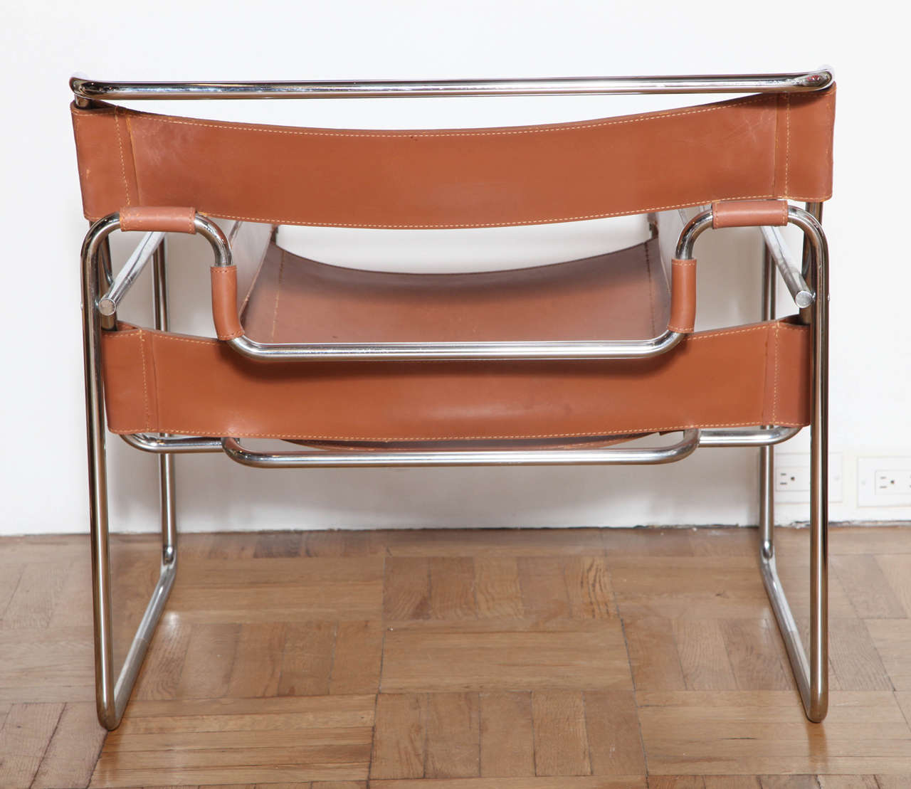 Leather Pair of Knoll Wassily Chairs, circa 1970 For Sale