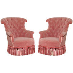 Pair of Upholstered Napoleon III Chairs, circa 1880