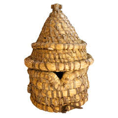 Antique French Bee Skep