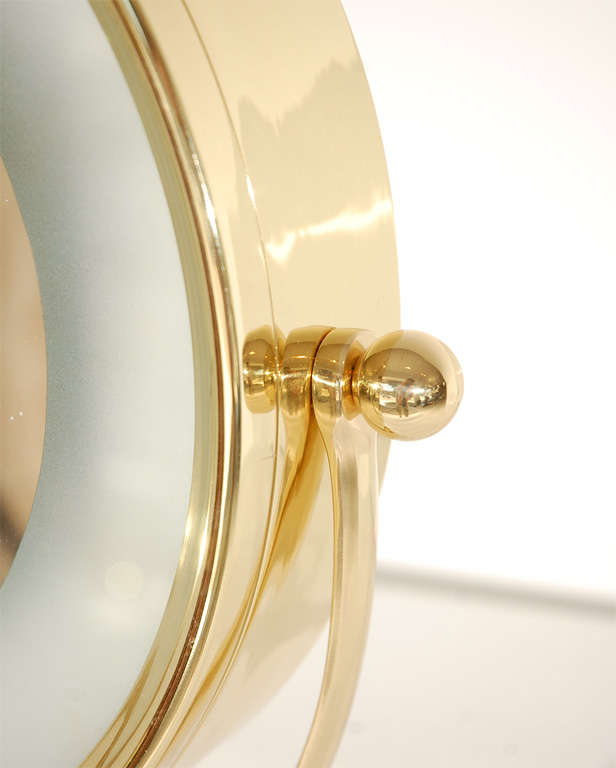 Illuminated Brass Vanity Mirror 4
