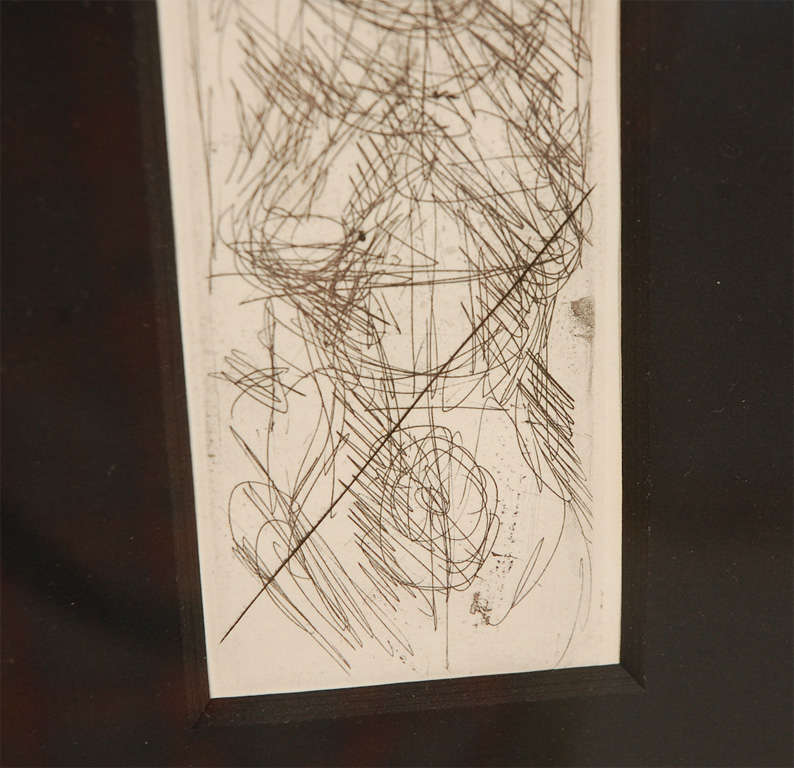 Mid-20th Century Lithograph of a Woman by Alberto Giacometti