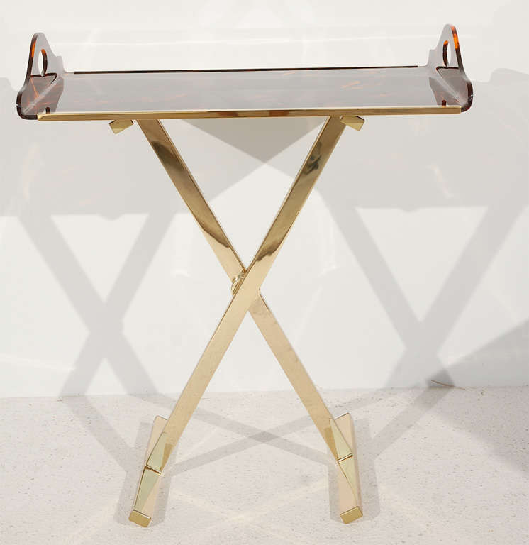 adjustable folding tray table