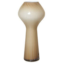 Mid Century Murano Glass Mushroom Lamp