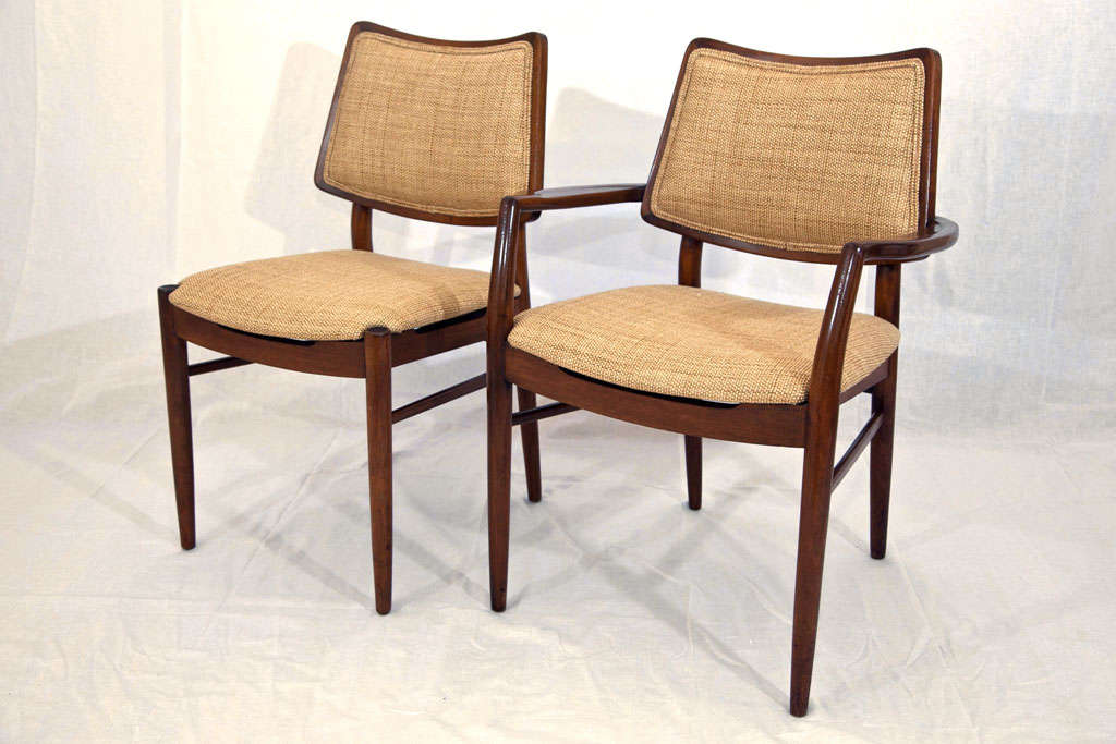Six Maple Dining Chairs 1960's