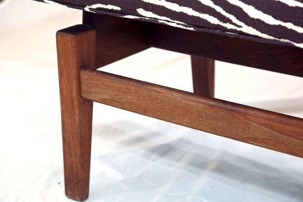 Teak Bench in the Style of Jens Risom For Sale 2