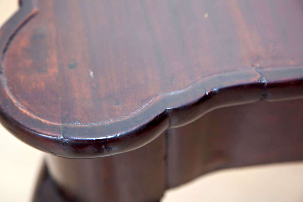 19th Century Mahogany Games Table with Claw Feet 6