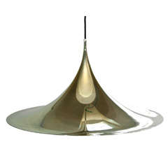 Largest Brass Ceiling Light by Claus Bonderup for Fog and Morup