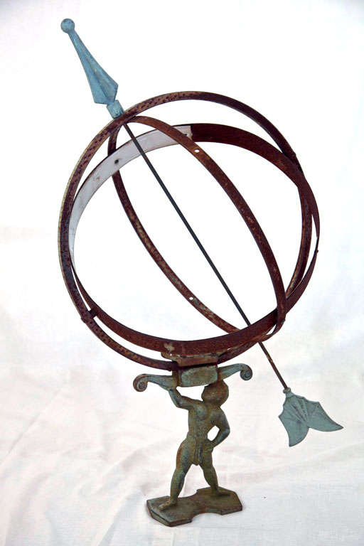 Thorness Cast iron armillary sundial 