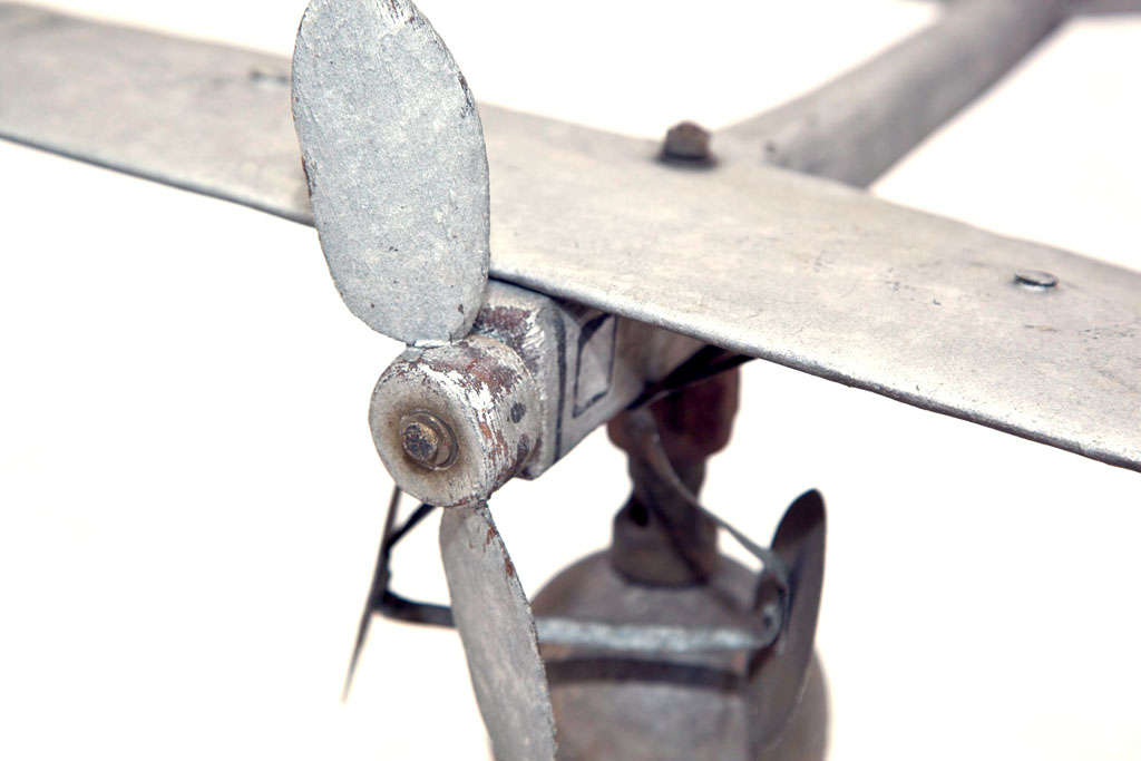 Mid-20th Century Articulated Airplane Weathervane For Sale