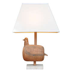 Exceptional Aldo Londi Bird Lamp Bitossi for Raymor