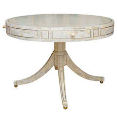 Maitland Smith Tessilated Stone Center/Game Round Table