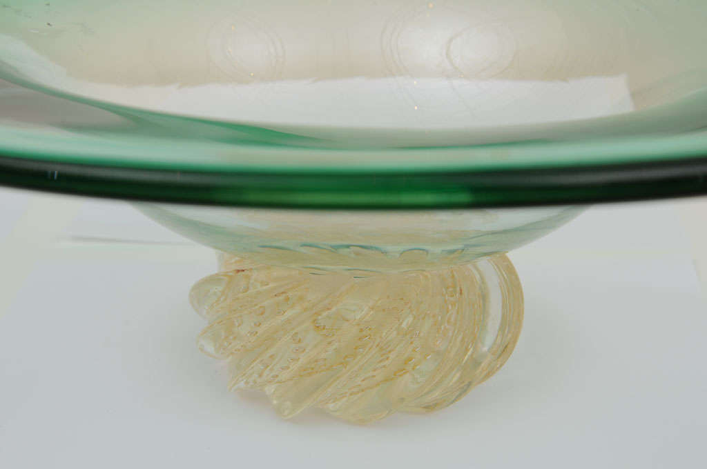 Barovier et Toso Italian Murano Glass Centerpiece Bowl 7