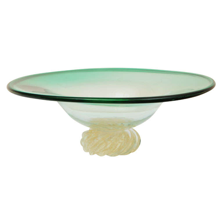Barovier et Toso Italian Murano Glass Centerpiece Bowl
