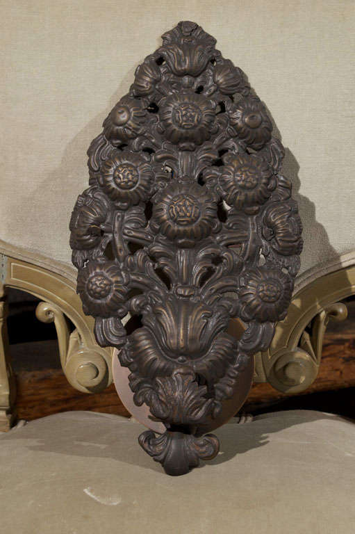 Art Nouveau Gas Light Screen as Sconces