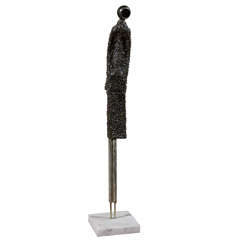 Mid Century Modern Abstract Brutalist Figural Sculpture